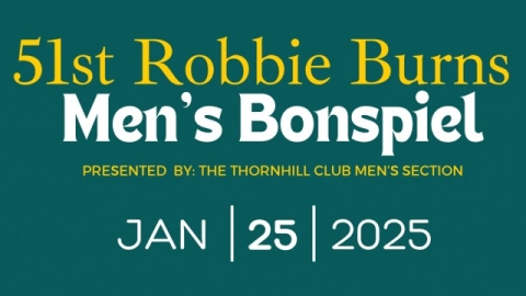 51st Robbie Burns Men's Invitational Bonspiel | Jan 25